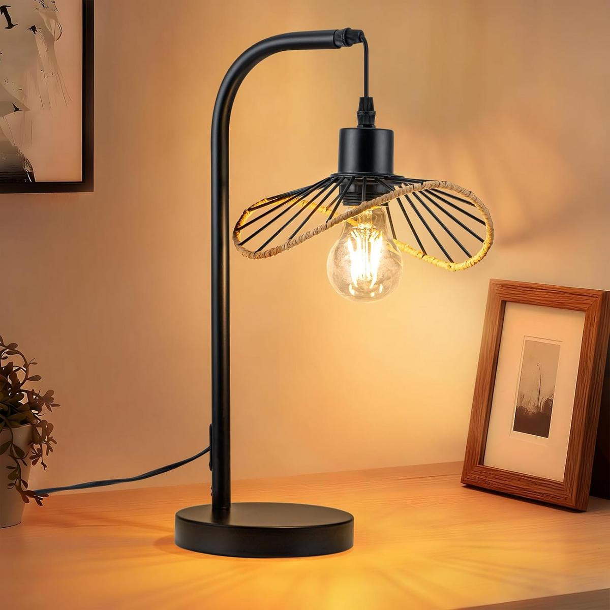 TISCHLEUCHTE BRYANT Ⅲ 15/20/48 cm - Schwarz, Metall (15/20/48cm) - Nettlife