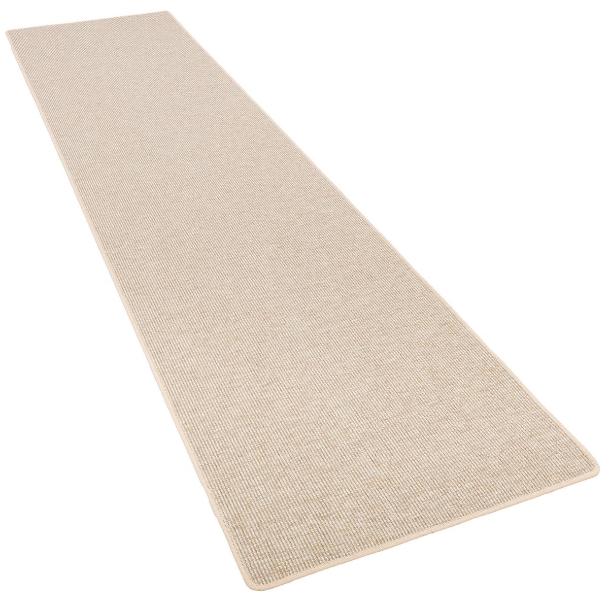 NATUR SISAL-OPTIK TEPPICH TAFF LÄUFER - Honig, Textil (80/320cm) - Snapstyle