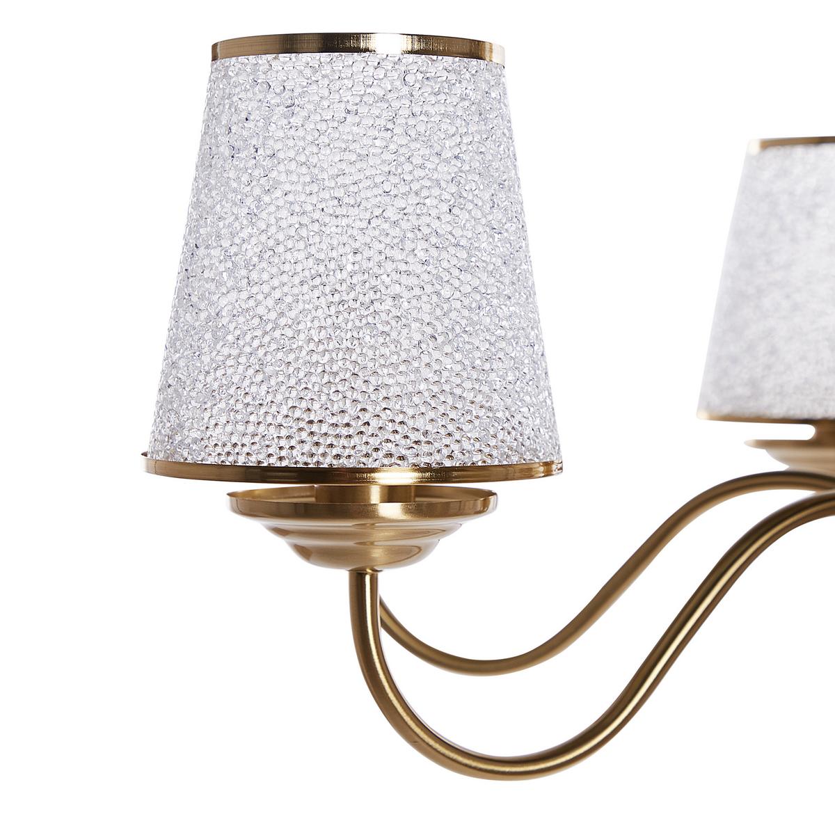KRONLEUCHTER Bradano 65/65/127 cm - Messingfarben, Metall (65/65/127cm) - Beliani