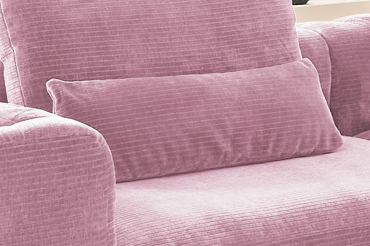 NIERENKISSEN MEDIUM SEPHI Pink Cord - Rosa, Textil (67/19cm) - KAWOLA