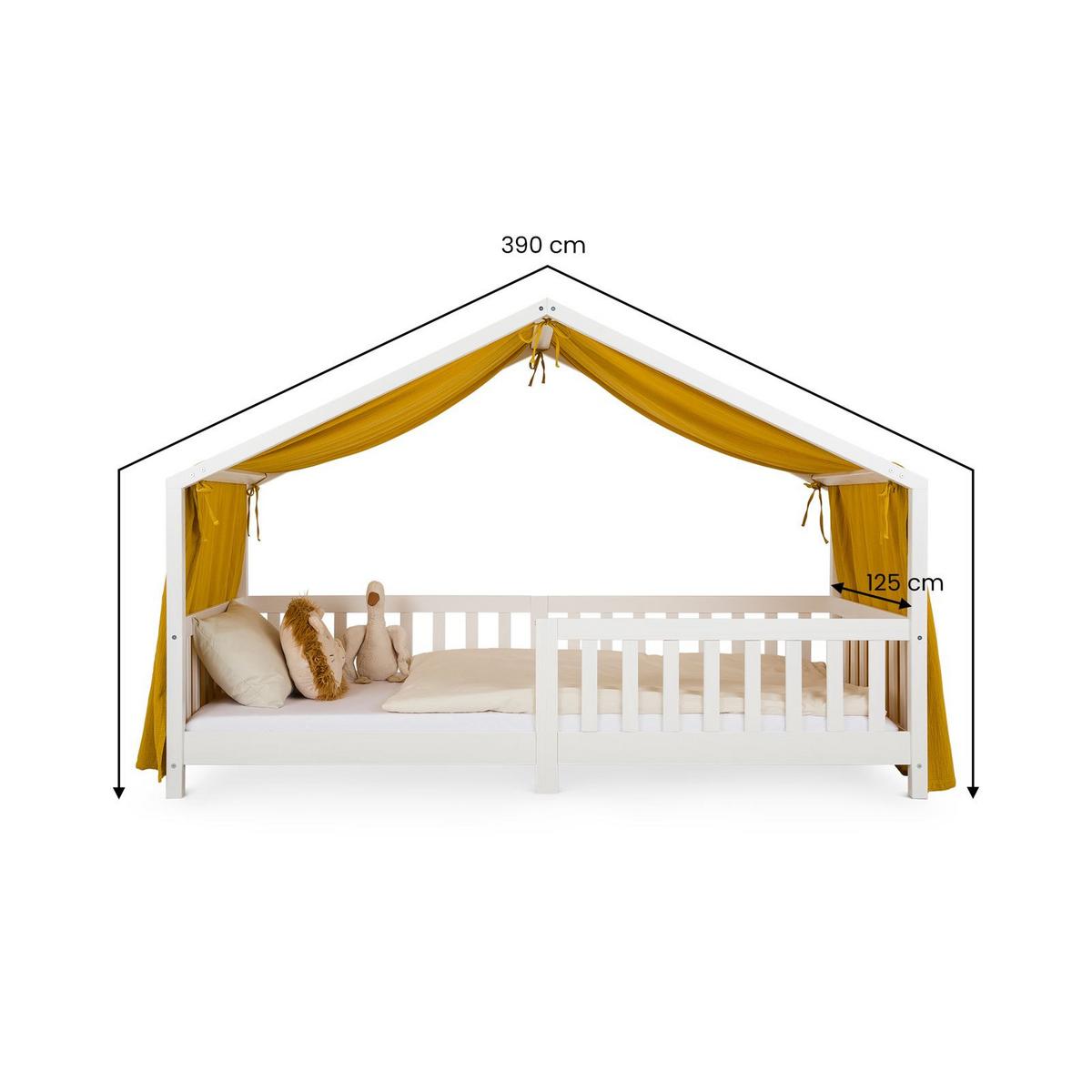 HAUSBETT-HIMMEL LIAN - Gelb, Textil - IDIMEX