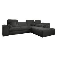 ECKSCHLAFSOFA Vito VII, Seite: Rechts - Anthrazit, Holz/Textil (276/214cm) - MIRJAN24