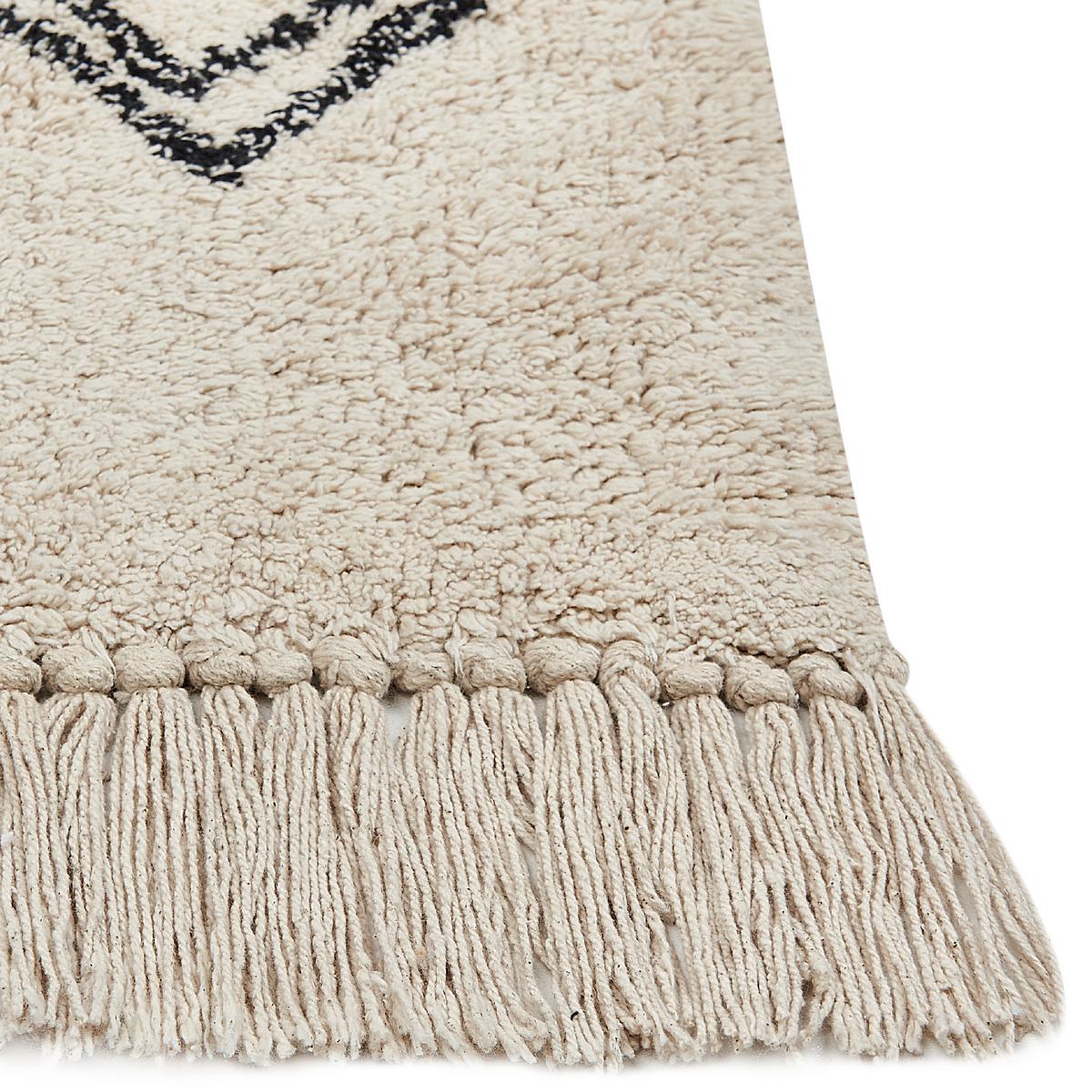 KURZFLOR-TEPPICH Somek 230/160 cm - Beige, Textil (160/230cm) - Beliani