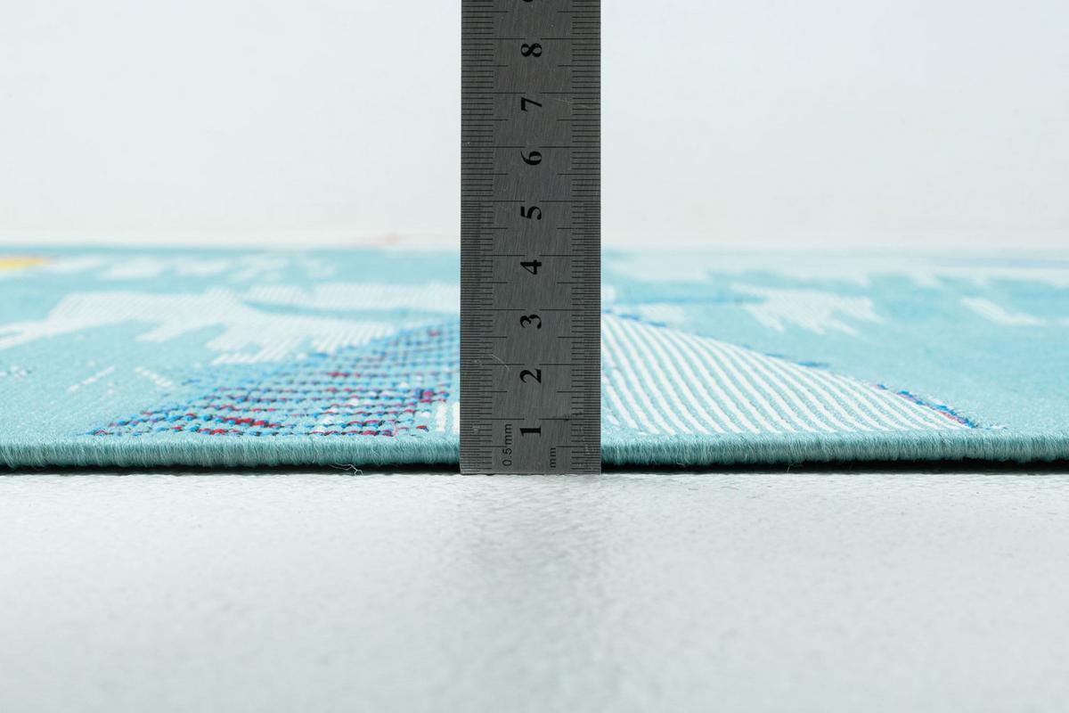 OUTDOORTEPPICH Rantum Beach 100x200 cm - Türkis, Textil (100/200cm) - Sansibar SYLT