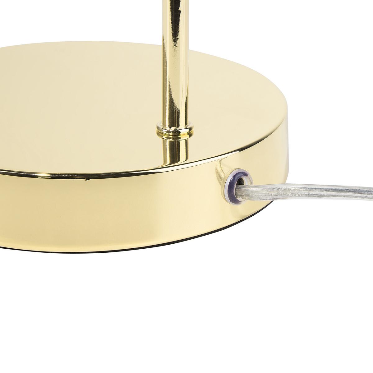 SCHREIBTISCHLAMPE Savena 15/15/48 cm - Goldfarben, Metall (15/15/48cm) - Beliani