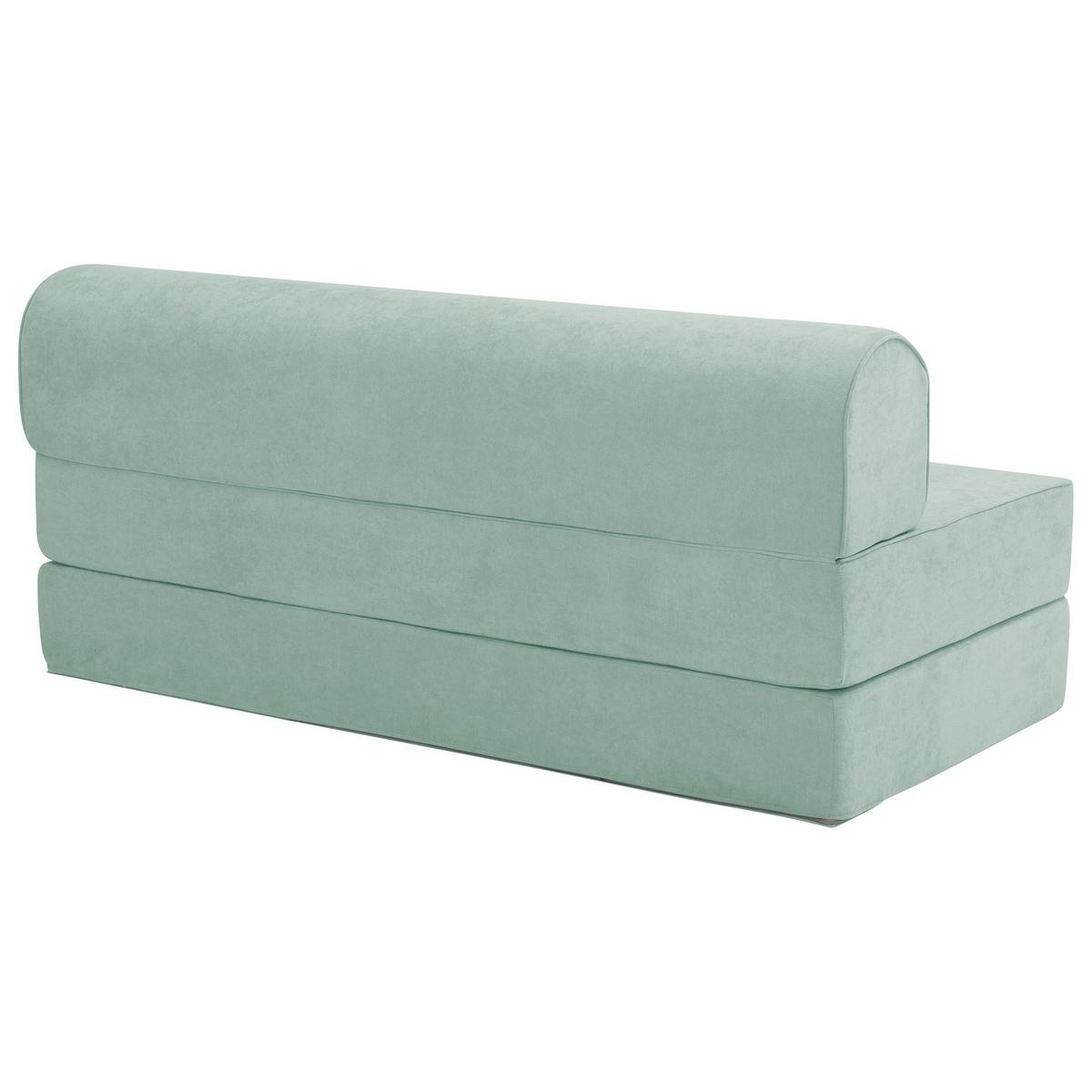FALTSOFA Katusha Flachgewebe hellgrün - Hellgrün, Kunststoff (80/71/160cm) - 58aufmkessel