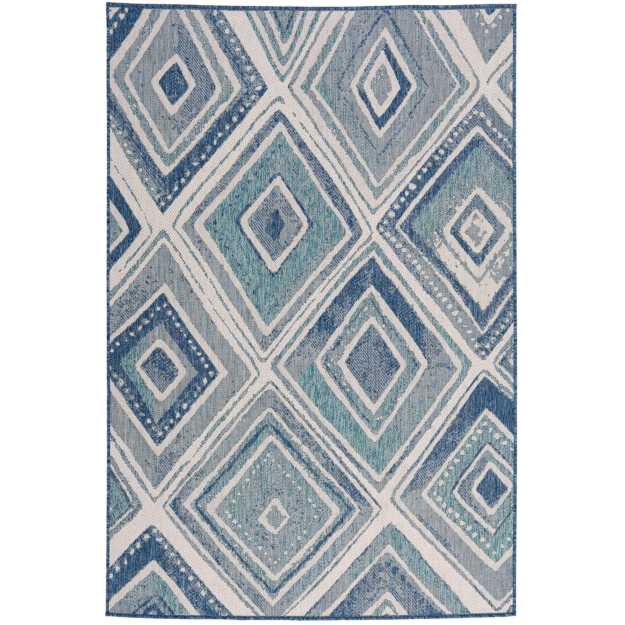 IN- UND OUTDOOR TEPPICH CARPETTO - Petrol, Textil (160/235cm) - Pergamon