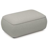 POUF Ovo 1-Sitzer 100 cm - Schwarz/Grau, Kunststoff/Textil (100/44/68cm) - Selsey