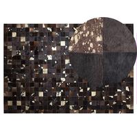 KURZFLOR-TEPPICH Bandirma 200/140 cm - Braun, Fell (140/200cm) - Beliani