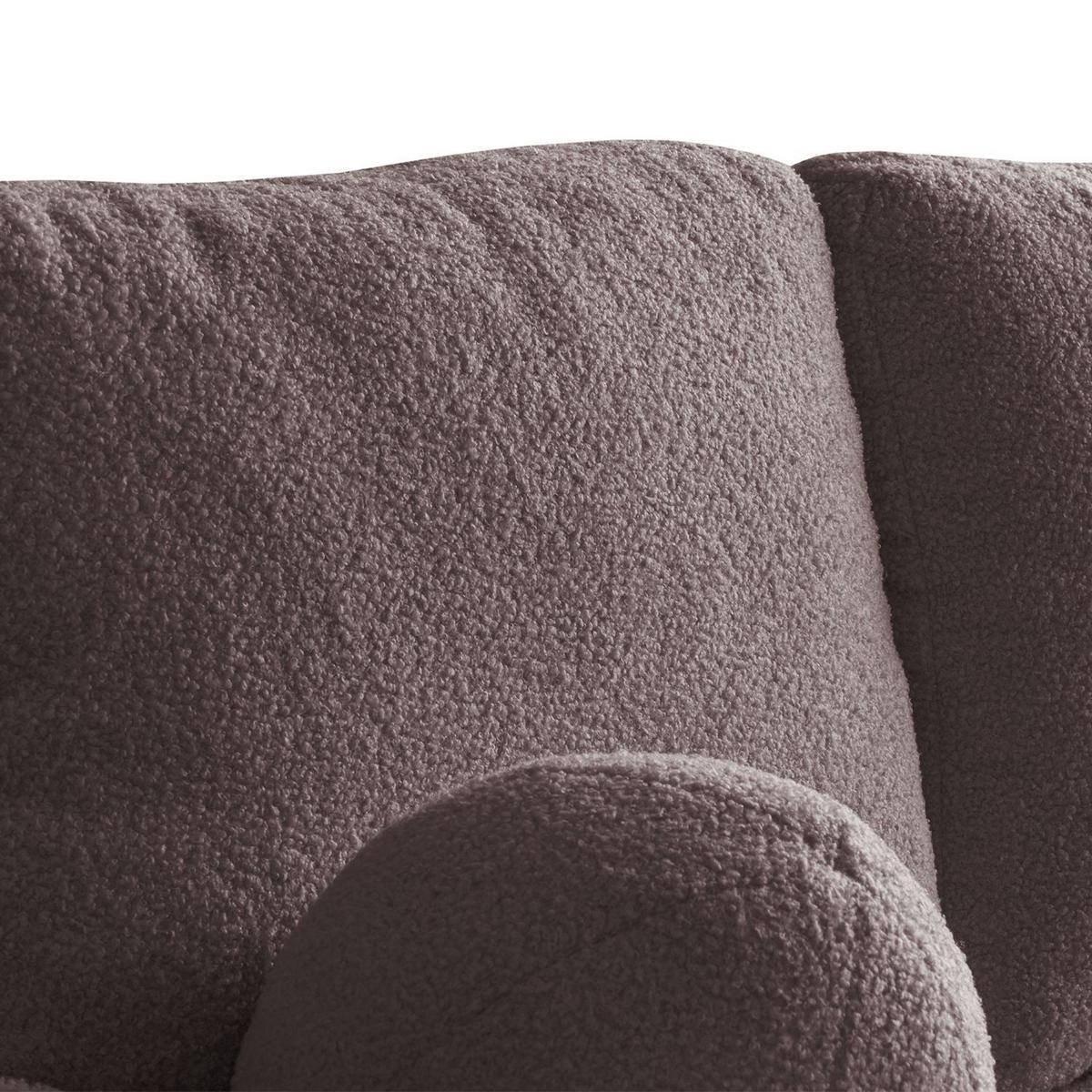 AUSZIEHBARES Ecksofa GAMMA mit Schlaffunktion Quelle 21 - Braun, Textil (217/145cm) - Lookway