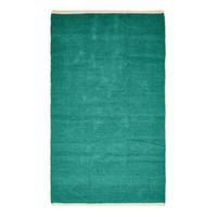 HANDWEBTEPPICH Chenille 110/170 cm - Petrol, Textil (110/170cm) - Homescapes