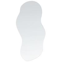 WANDSPIEGEL Silber 33/80 cm Auxerre - Silberfarben, Glas (33/80/33cm) - Beliani