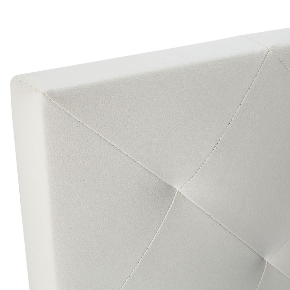 KOPFTEIL 150x60 cm Rombo Weiß - Weiß, Fell (8/60/150cm) - VS Venta-stock