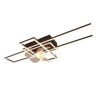 DECKENLEUCHTE mit Ventilator Neryn 94/42/15.5 cm - Schwarz, Kunststoff/Metall (94/42/15.5cm) - ZMH