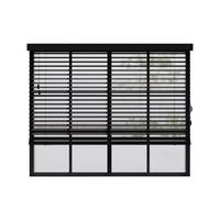 HOLZJALOUSIEN Cocoon Schwarz - Schwarz, Holz (70/240cm) - Cocoon Home Concepts