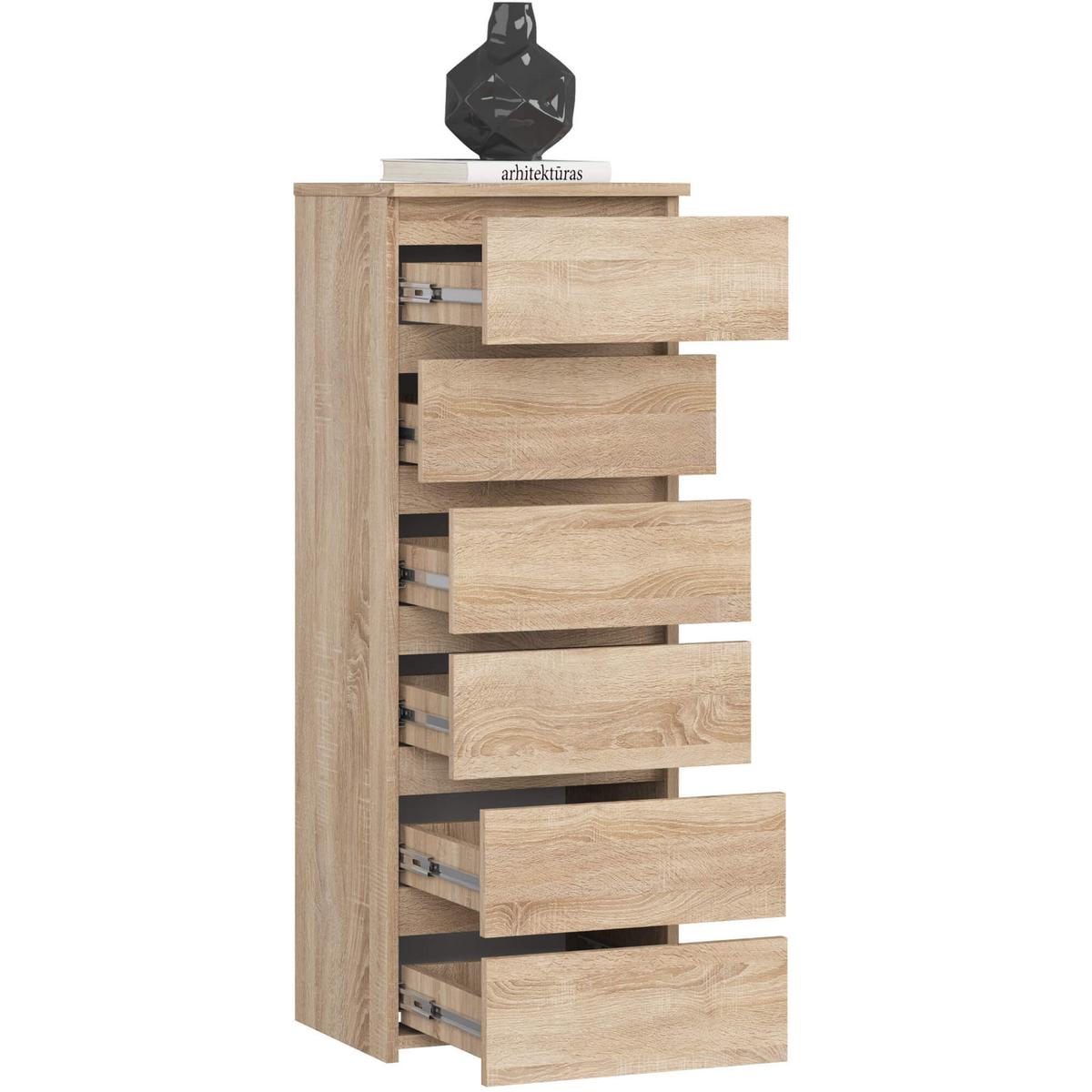 KOMMODE Eiche Sonoma 109/40/35 - Sonoma Eiche, Holzwerkstoff (40/109/35cm) - RAUMHIRSCH FURNITURE