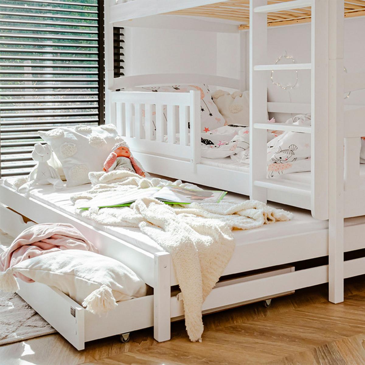 BETT 90/190 Jules Weiß - Weiß, Holzwerkstoff (90/190cm) - Petits-meubles