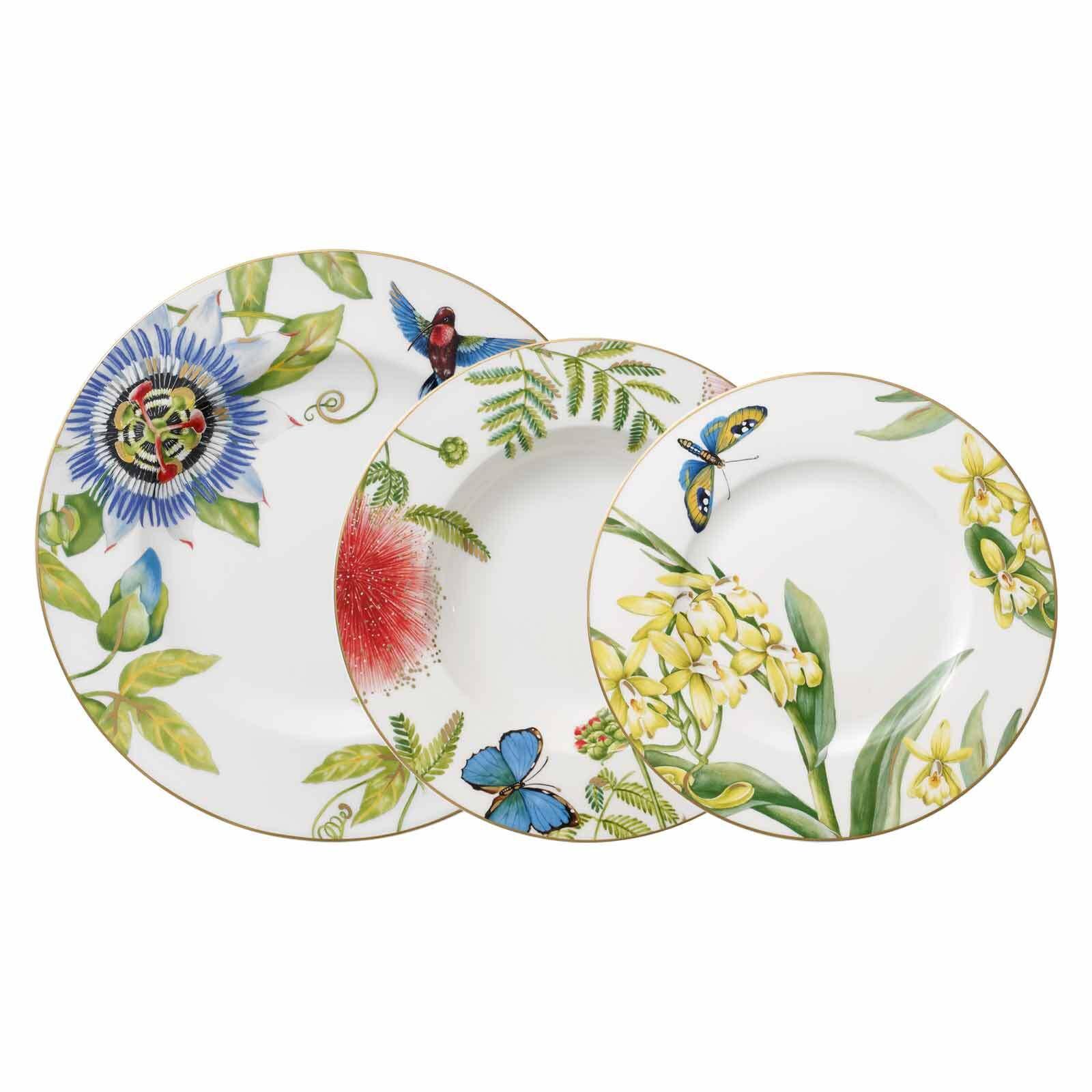 TAFELSERVICE Amazonia bunt 18-tlg. - Multicolor, Keramik (2/2/2cm) - Villeroy & Boch