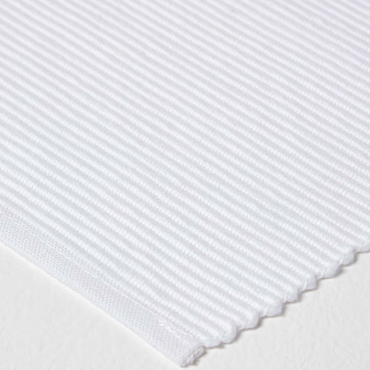 TISCHSET weiß im 2er-Set 33/50 cm, 100% Baumwolle - Weiß, Textil (33/50cm) - Homescapes