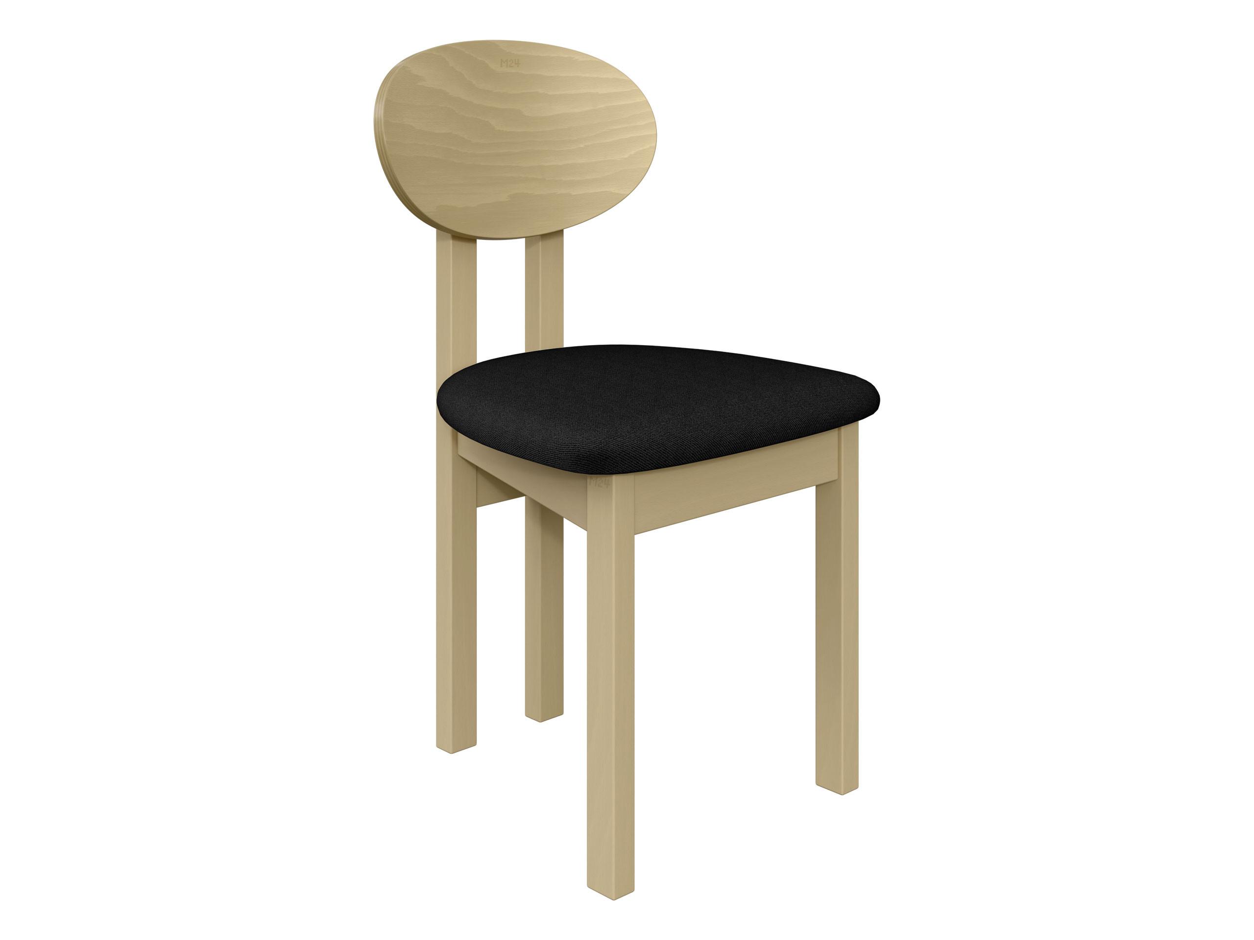 ESSZIMMERSTUHL Divo III - Schwarz/Sonoma Eiche, Holz/Textil (47/85/48cm) - MIRJAN24
