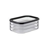 AUFSCHNITTDOSEN Modula schwarz 1650 ml - Schwarz, Kunststoff (16/8.6/22.4cm) - Mepal