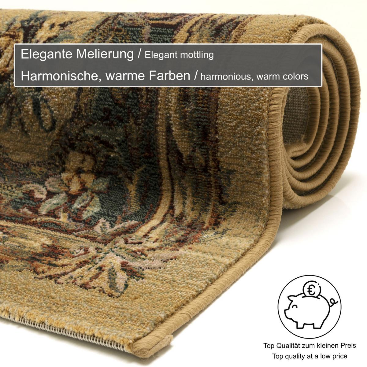 WEBTEPPICH Gabiro 856 60x90 cm - Beige, Textil (60/90cm) - THEKO