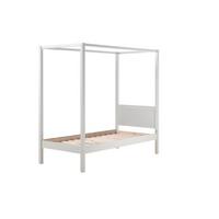 HIMMELBETT Kathie 208x191x98 aus Massivholz in Weiß - Weiß, Holz (90/200cm) - 58aufmkessel
