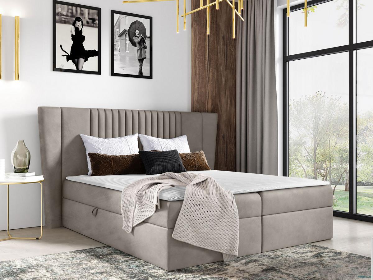 BOXBETT Spark - H3 - Grau, Holz (120/200cm) - MIRJAN24