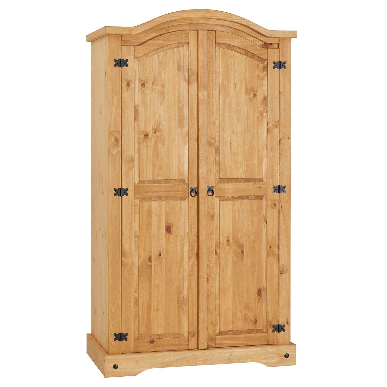 KLEIDERSCHRANK SALSA - Braun, Holz (102/188/56cm) - CARO-Möbel