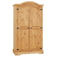 KLEIDERSCHRANK SALSA - Braun, Holz (102/188/56cm) - CARO-Möbel