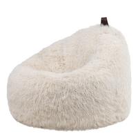 SITZSACK Sessel Kokon aus Kunstfell - Creme, Kunststoff (87/73/87cm) - icon