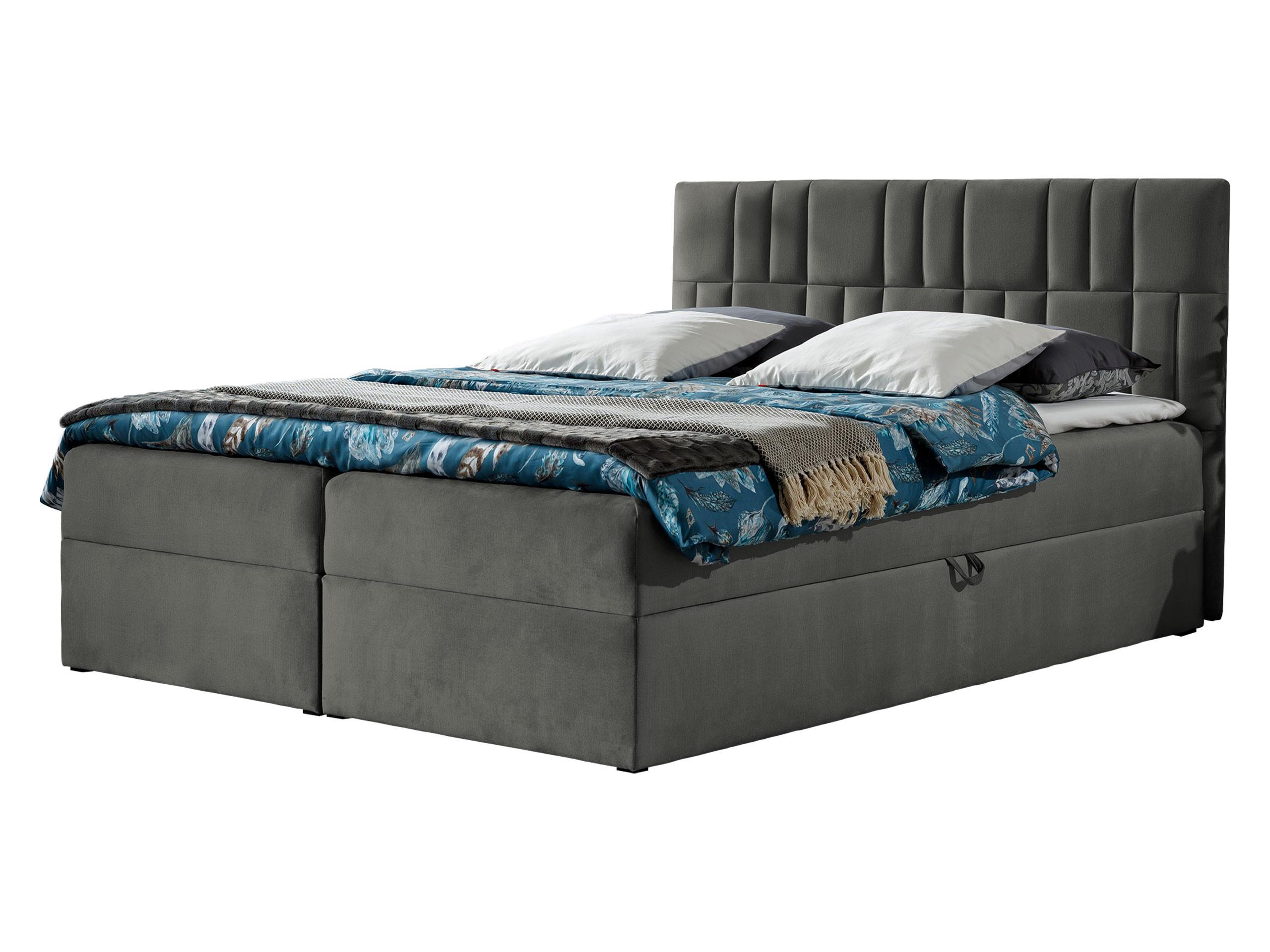 BOXBETT Top 3 - H3 - Grau, Holz (160/200cm) - MIRJAN24