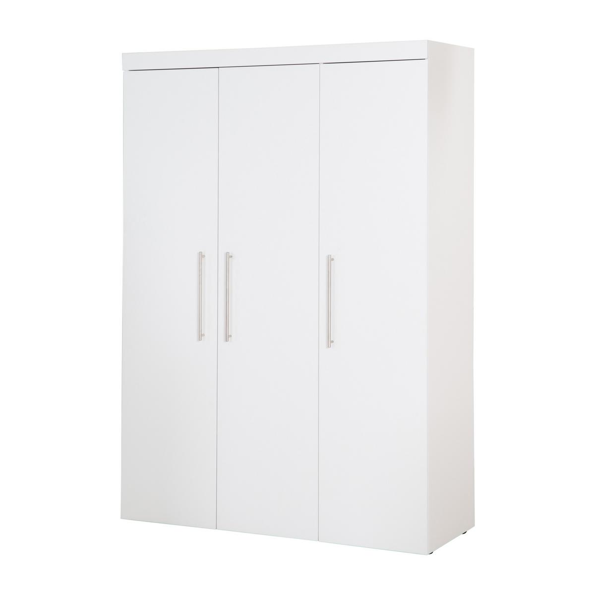 BABYZIMMER-SET Kimi 3-teilig - Silberfarben/Weiß, Holzwerkstoff/Metall (138/195/52.5cm) - Roba