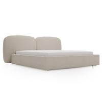 POLSTERBETT Palermo 200x200 Beige - Beige, Textil (200/200cm) - Graingold