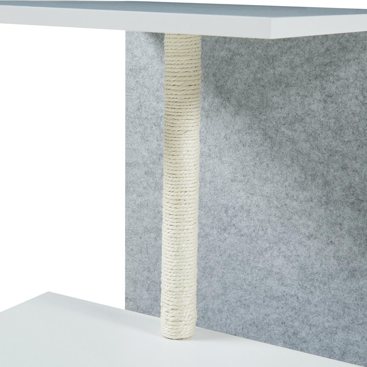 BEISTELLTISCH Masfjorden - Weiß, Holzwerkstoff (40/40/60cm) - [en.casa]
