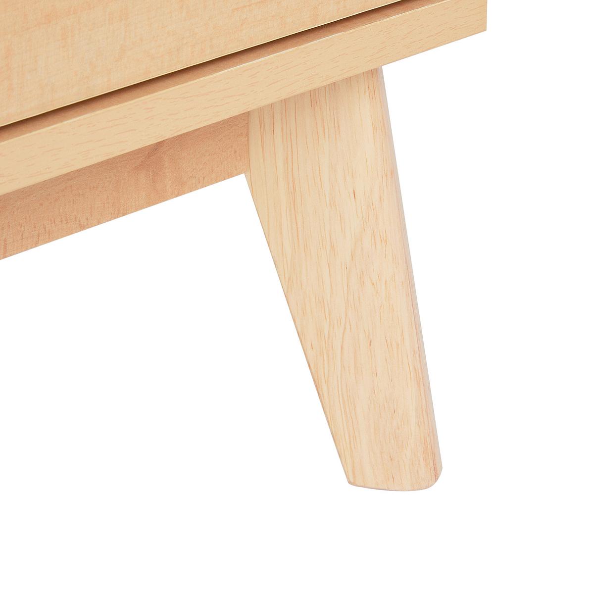 KOMMODE mit 6 Schubladen Hellbraun Sardis - Braun, Holz/Holzwerkstoff (120/75/40cm) - Beliani
