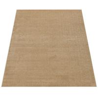 KURZFLORTEPPICH Waschbar, einfarbig, Gold, 140 x 200 cm - Goldfarben, Textil (200/140cm) - KADIMA DESIGN