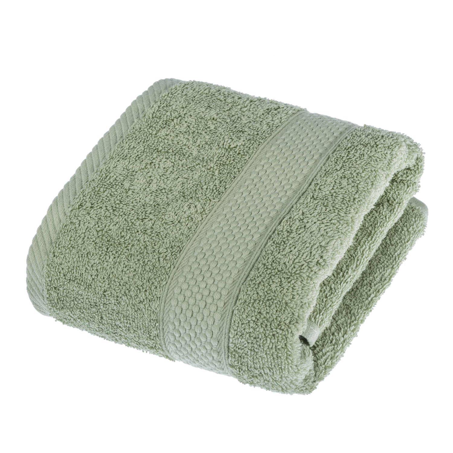 HANDTUCH Essential salbei - Salbeigrün, Textil (50/90cm) - Homescapes