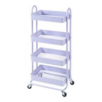SERVIERWAGEN Pyhäntä - Lila, Metall (46/103.5/35cm) - [en.casa]