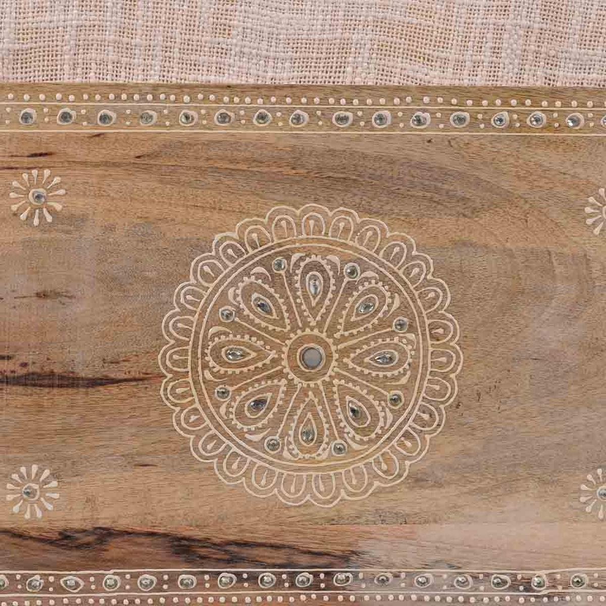 BANK aus Holz 70x60x29 cm - Braun, Holz (70/29/60cm) - Wanderlust