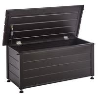 AUFBEWAHRUNGSBOX Braun Campalto - Braun, Metall (113/52/50cm) - Beliani