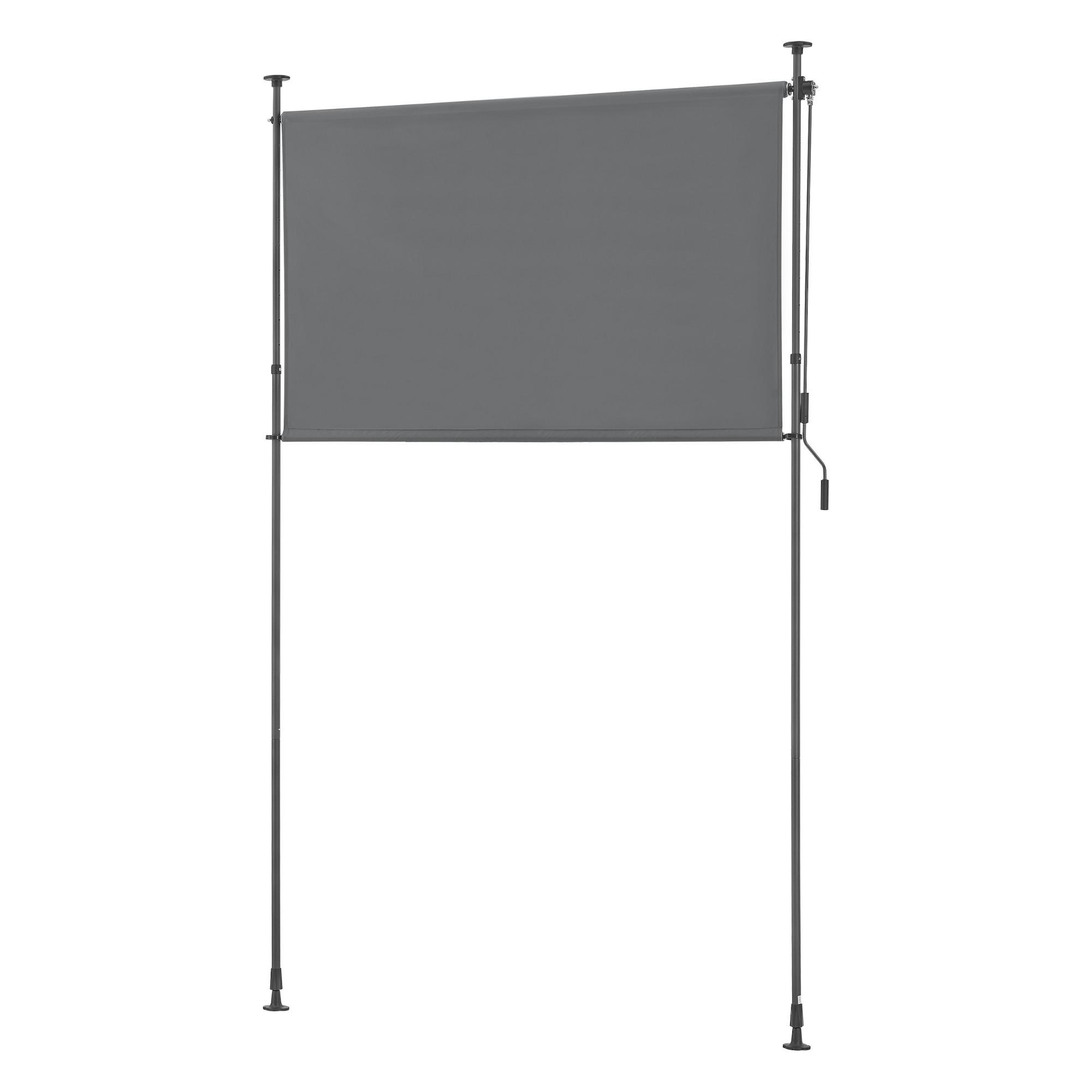 KLEMMMARKISE Cimarra - Dunkelgrau, Textil/Metall (200/270cm) - pro.tec