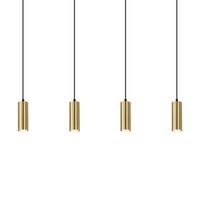 PENDELLEUCHTE Glück 60/6/170 cm - Goldfarben, Metall (60/6/170cm) - Nettlife