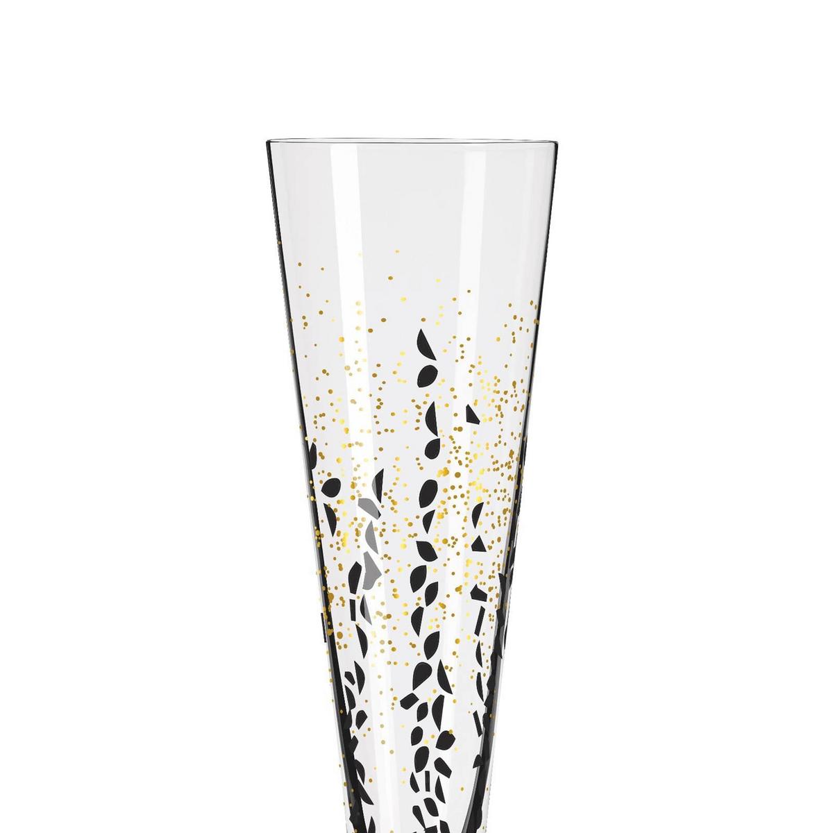 CHAMPAGNERGLÄSER Goldnacht gold 205 ml 2er Set - Goldfarben, Glas (0.205L) - Ritzenhoff