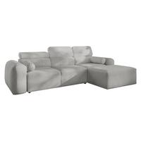 ECKSCHLAFSOFA Volare I, Seite: Rechts - Hellgrau, Holz/Textil (269/182cm) - MIRJAN24