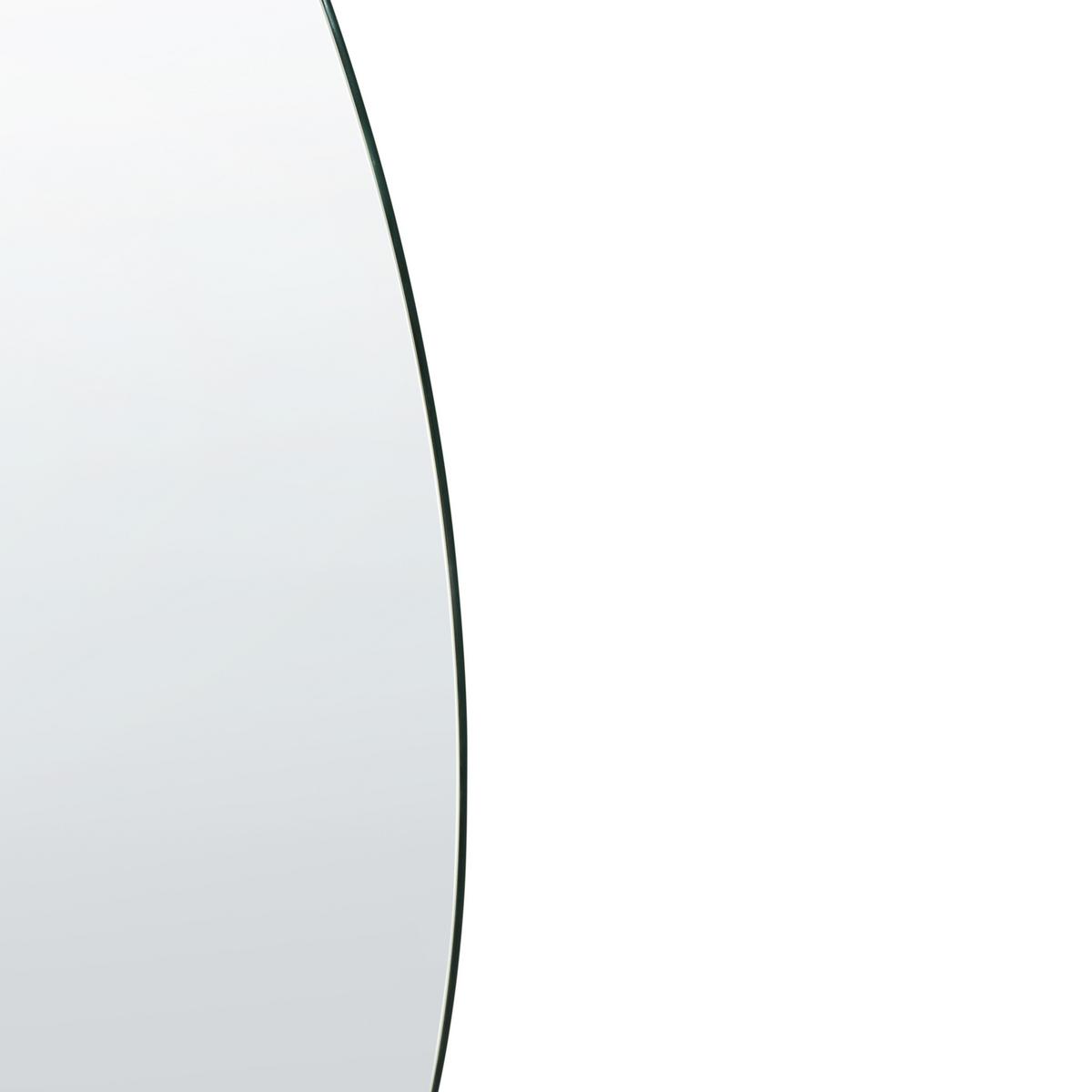 LED-BADEZIMMER-SPIEGEL 70/90 cm Silber Lugny - Silberfarben, Glas (70/90/1cm) - Beliani