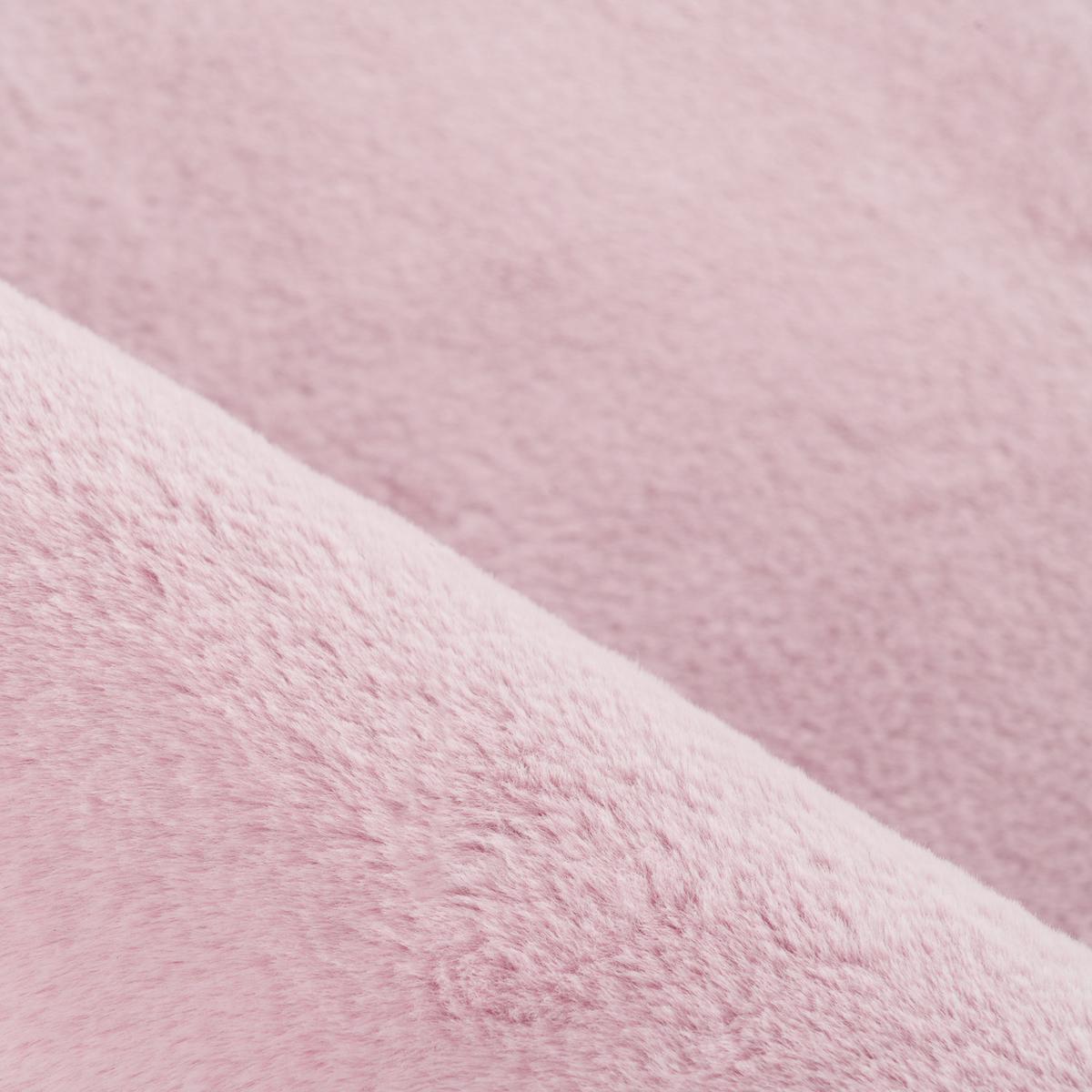 KURZFLORTEPPICH Waschbar NECKAR, einfarbig, aus Polyester, Rosa, 80 x 150 cm - Rosa, Textil (150/80cm) - KADIMA DESIGN