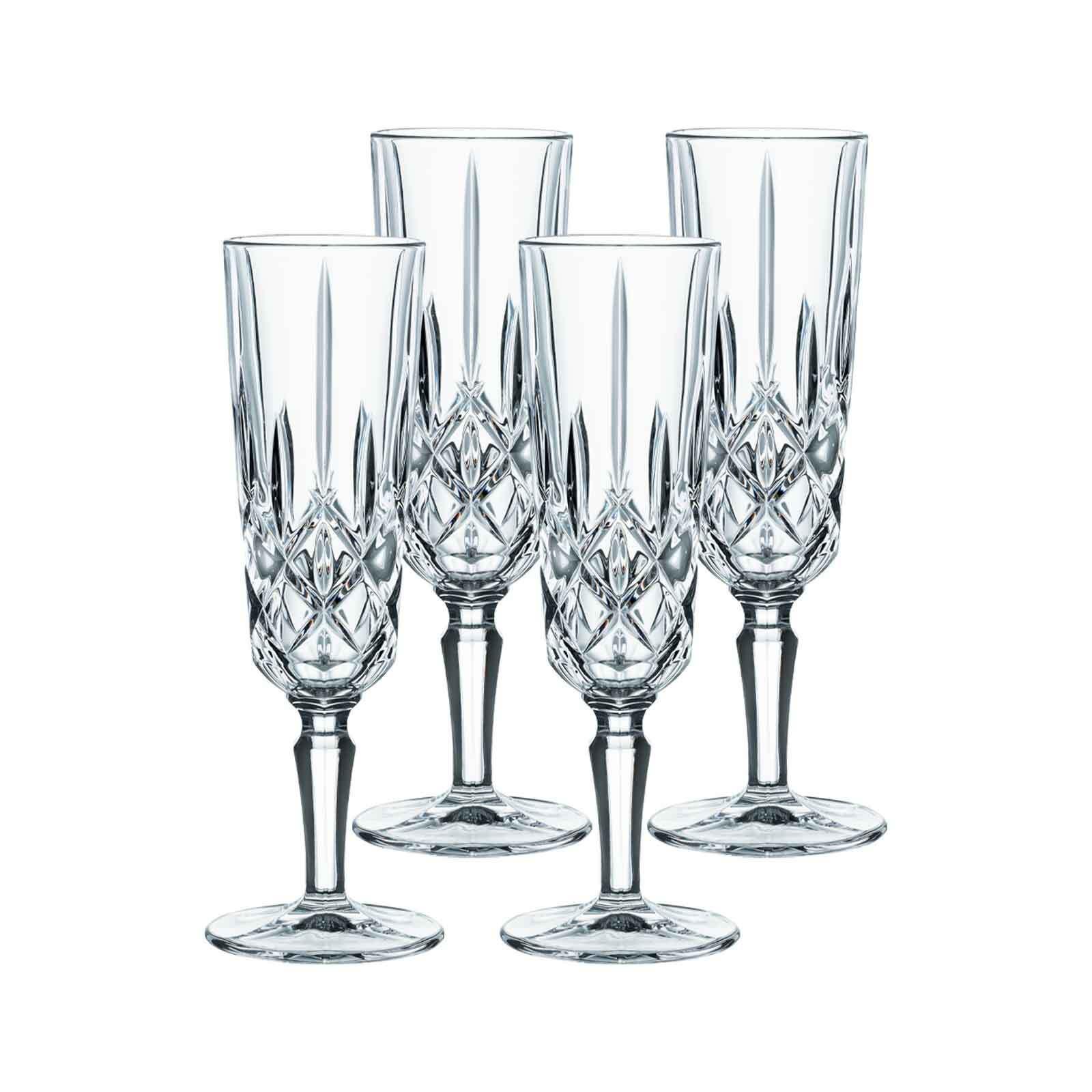 CHAMPAGNERGLÄSER Noblesse transparent 155 ml 4er Set - Transparent, Glas (0.155L) - Nachtmann