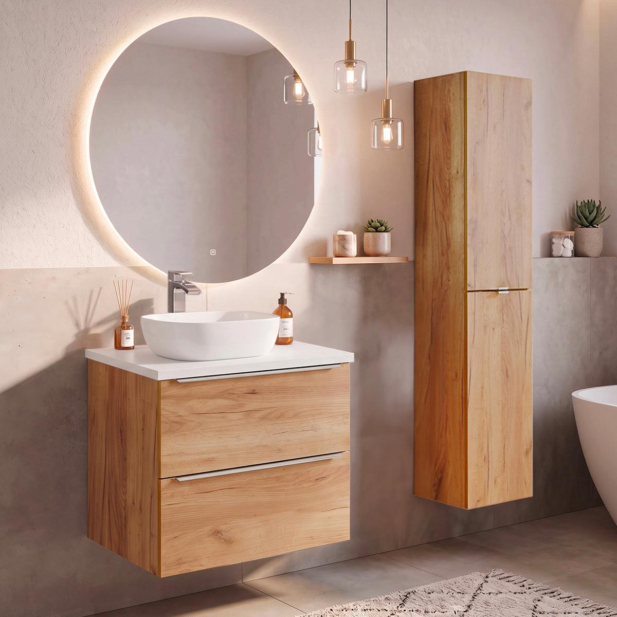 WASCHTISCH 60.4cm April Holz - Braun, Holzwerkstoff (60.4/59/46cm) - Petits-meubles