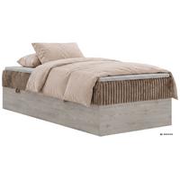 BOXBETT NORDIC ZERO 90/200 - Braun Cord - Topper Visco - H3 - Schwarz/Braun, Kunststoff/Textil (90/200cm) - MKS